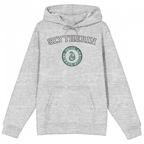 キャラクター フーディー パーカー 灰色 グレー 【 LICENSED CHARACTER HARRY POTTER SLYTHERIN VALUES HOODIE / GREY 】 メンズファッション トップス スウェット トレーナー｜スニケス