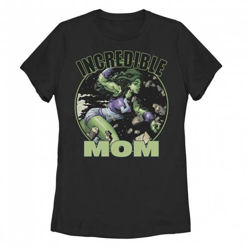 【★百貨店SALE★6/11夜夜中2時迄】文字記号 プルオーバー 黒いこと 黒いこと 【 LICENSED CHARACTER MARVEL INCREDIBLE MOM TEE / BLACK 】 キッズ もの言う花 マタニティ トップス カットソー