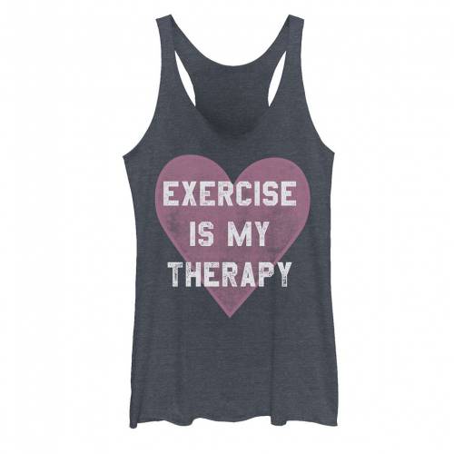 グラフィック 貯蔵タンクいの一番 紺色 米国海軍 ギョリュウモドキ 【 UNBRANDED EXERCISE IS MY THERAPY GRAPHIC TANK TOP / NAVY HEATHER 】 キッズ もの言う花 マタニティ トップス キッズファッション-タンクトップ