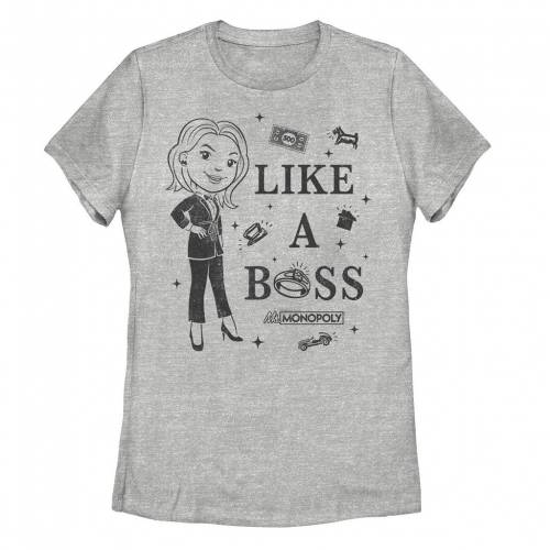 【★百貨店SALE★6/11夜夜中2時迄】文字記号 プルオーバー ギョリュウモドキ MS. 【 LICENSED CHARACTER MONOPOLY LIKE A BOSS TEE / ATHLETIC HEATHER 】 キッズ もの言う花 マタニティ トップス カットソー