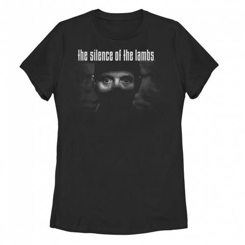 【★百貨店SALE★6/11夜夜中2時迄】文字記号 プルオーバー 黒いこと 黒いこと 【 LICENSED CHARACTER THE SILENCE OF LAMBS HANNIBAL LECTER EYES TEE / BLACK 】 キッズ もの言う花 マタニティ トップス カットソー