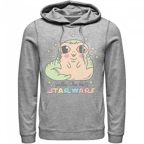キャラクター フーディー パーカー スターウォーズ 【 LICENSED CHARACTER STAR WARS CUTE CARTOON JABBA THE HUTT HOODIE / 】 メンズファッション トップス スウェット トレーナー
