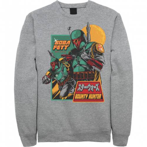 キャラクター ソルジャー スウェットシャツ トレーナー スターウォーズ 【 LICENSED CHARACTER STAR WARS MANDALORIAN SOLDIER KANJI SWEATSHIRT / 】 メンズファッション トップス｜スニケス