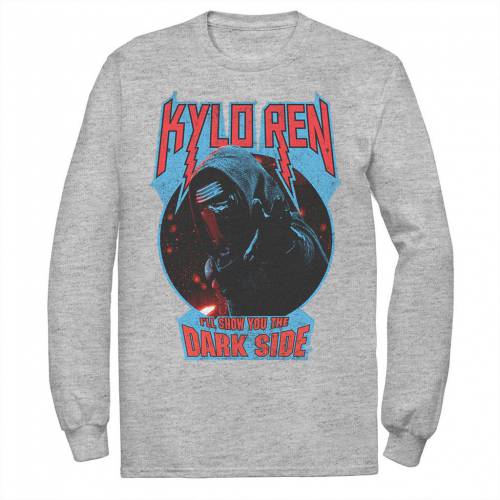 キャラクター メタル Tシャツ スターウォーズ 【 LICENSED CHARACTER STAR WARS KYLO REN SHOW YOU THE DARK SIDE METAL TEXT TEE / 】 メンズファッション トップス カットソー|スニケス