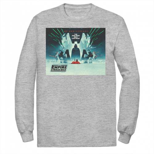 キャラクター Tシャツ スターウォーズ: 【 LICENSED CHARACTER STAR WARS: THE EMPIRE STRIKES BACK 40TH ANNIVERSARY POSTER TEE / 】 メンズファッション トップス カットソー