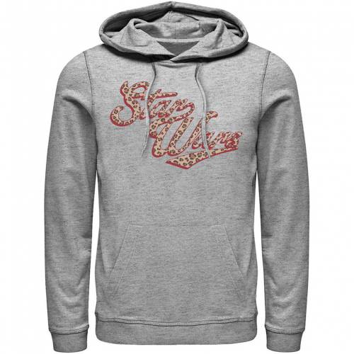 キャラクター ロゴ フーディー パーカー スターウォーズ 【 LICENSED CHARACTER STAR WARS CURSIVE CHEETAH FILL LOGO HOODIE / 】 メンズファッション トップス スウェット トレーナー