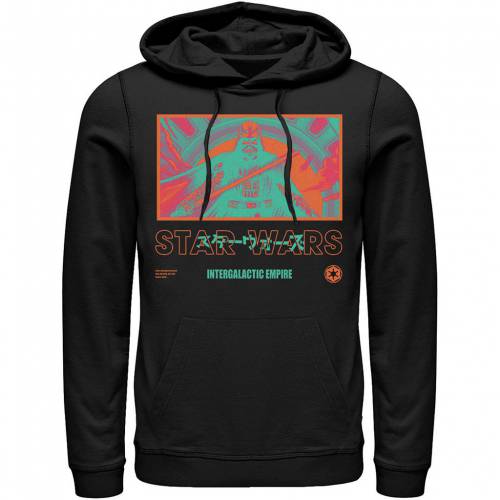 キャラクター フーディー パーカー スターウォーズ 【 LICENSED CHARACTER STAR WARS BRIGHT BADDIES VADER HOODIE / 】 メンズファッション トップス スウェット トレーナー