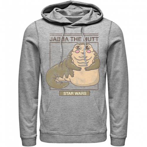 キャラクター フーディー パーカー スターウォーズ 【 LICENSED CHARACTER STAR WARS JABBA THE HUTT CARTOON CUTE PORTRAIT GRID HOODIE / 】 メンズファッション トップス スウェット トレーナー