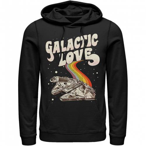 キャラクター フーディー パーカー スターウォーズ 【 LICENSED CHARACTER STAR WARS PRIDE MILLENNIUM GALACTIC LOVE HOODIE / 】 メンズファッション トップス スウェット トレーナー