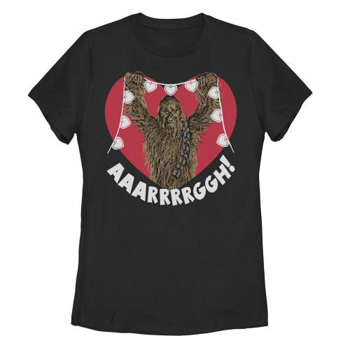 【★百貨店SALE★6/11夜夜中2時迄】文字記号 プルオーバー スターウォーズ 【 LICENSED CHARACTER STAR WARS CHEWBACCA HOLDING HEART LIGHTS TEE / 】 キッズ もの言う花 マタニティ トップス カットソー