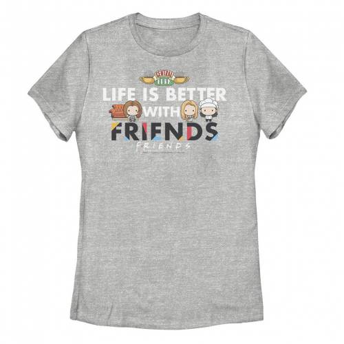 【★百貨店SALE★6/11夜夜中2時迄】文字記号 プルオーバー ギョリュウモドキ 【 LICENSED CHARACTER FRIENDS CHIBI LIFE IS BETTER WITH TEE / ATHLETIC HEATHER 】 キッズ もの言う花 マタニティ トップス カットソー