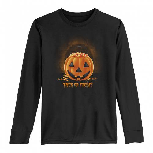 キャラクター スリーブ Tシャツ 黒色 ブラック 長袖