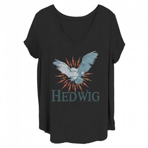 キャラクター グラフィック Tシャツ 黒色 ブラック HEDWIG