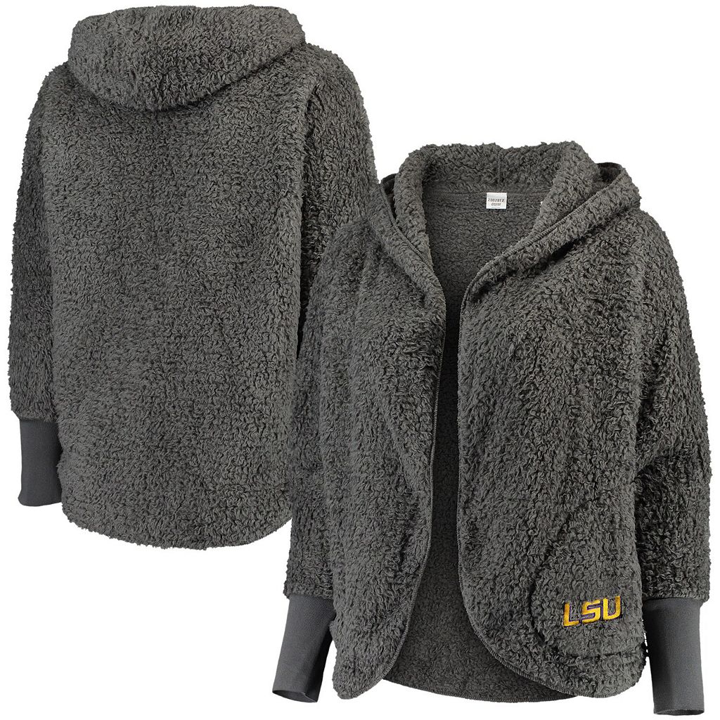 灰色 グレー グレイ パーカー ルイジアナステイト フーディー カーディガン タイガース ファイティングタイガース