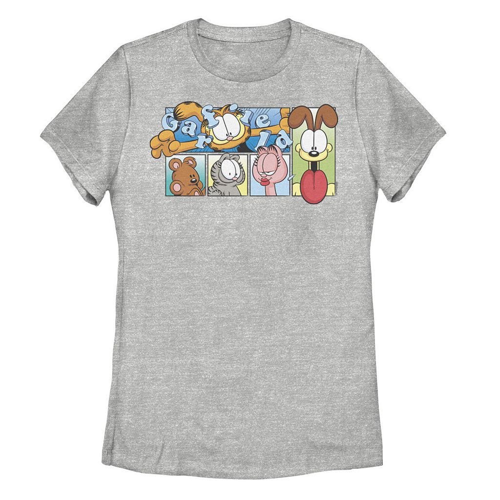 【★百貨店SALE★6/11夜夜中2時迄】文字記号 グラフィック プルオーバー ギョリュウモドキ 【 LICENSED CHARACTER GARFIELD AND FRIENDS GROUP SHOT GRAPHIC TEE / ATHLETIC HEATHER 】 キッズ もの言う花 マタニティ トップス カットソー
