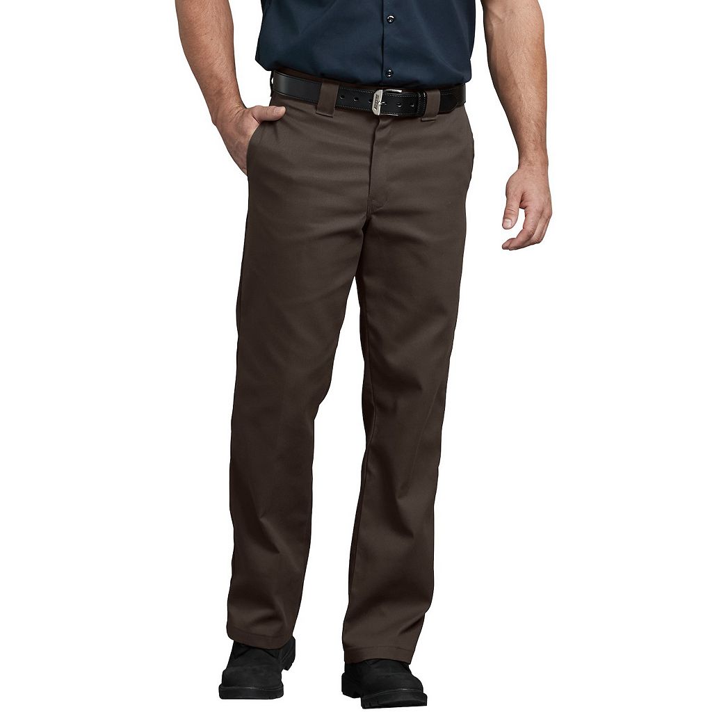 ディッキーズ 茶色 ブラウン 【 DICKIES 874 FLEX WORK PANTS / BROWN 】 メンズファッション ズボン パンツ