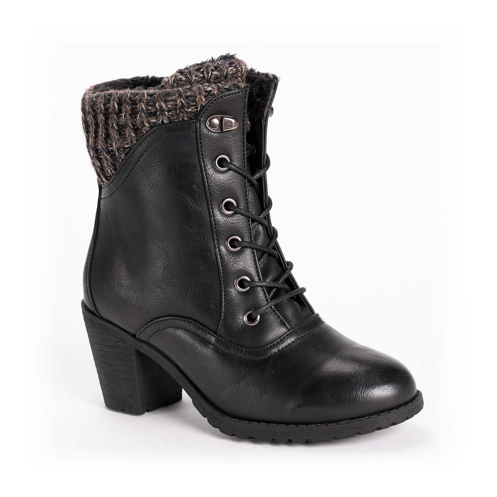 ヒール ブーツ 【 LUKEES BY MUK LUKS LACY LORI BLOCK HEEL BOOTS / 】