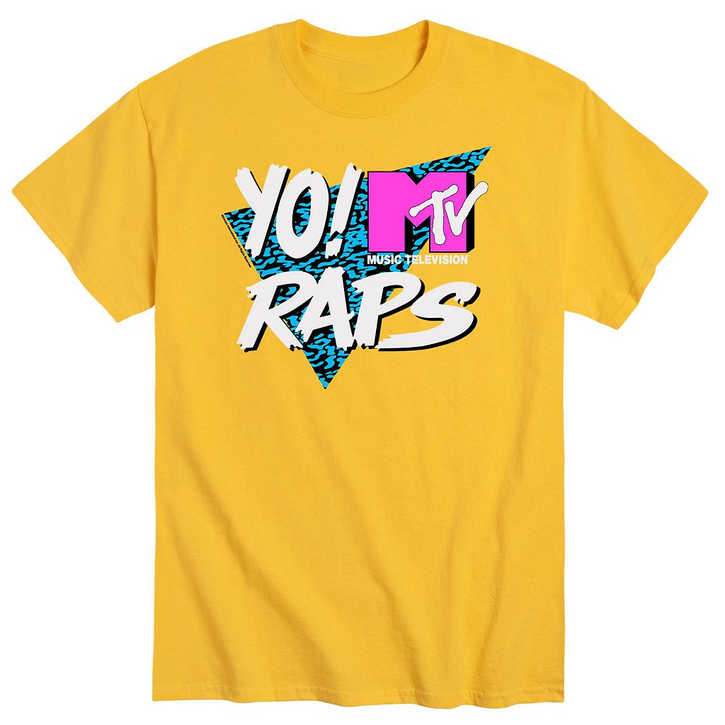 キャラクター Tシャツ 黄色 イエロー 【 LICENSED CHARACTER MTV RAPS TEE / YELLOW 】 メンズファッション トップス カットソー｜スニケス