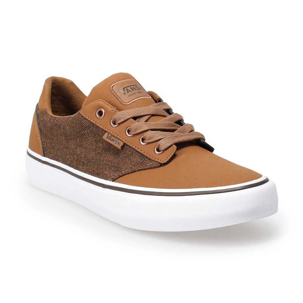 Kakaku Kaitei ヴァンズ バンズ スニーカー 運動靴 茶色 ブラウン スニーカー Vans Atwood Dx Shoes Brown Dachshund Chou Yasui Hinshitsu Css Edu Om