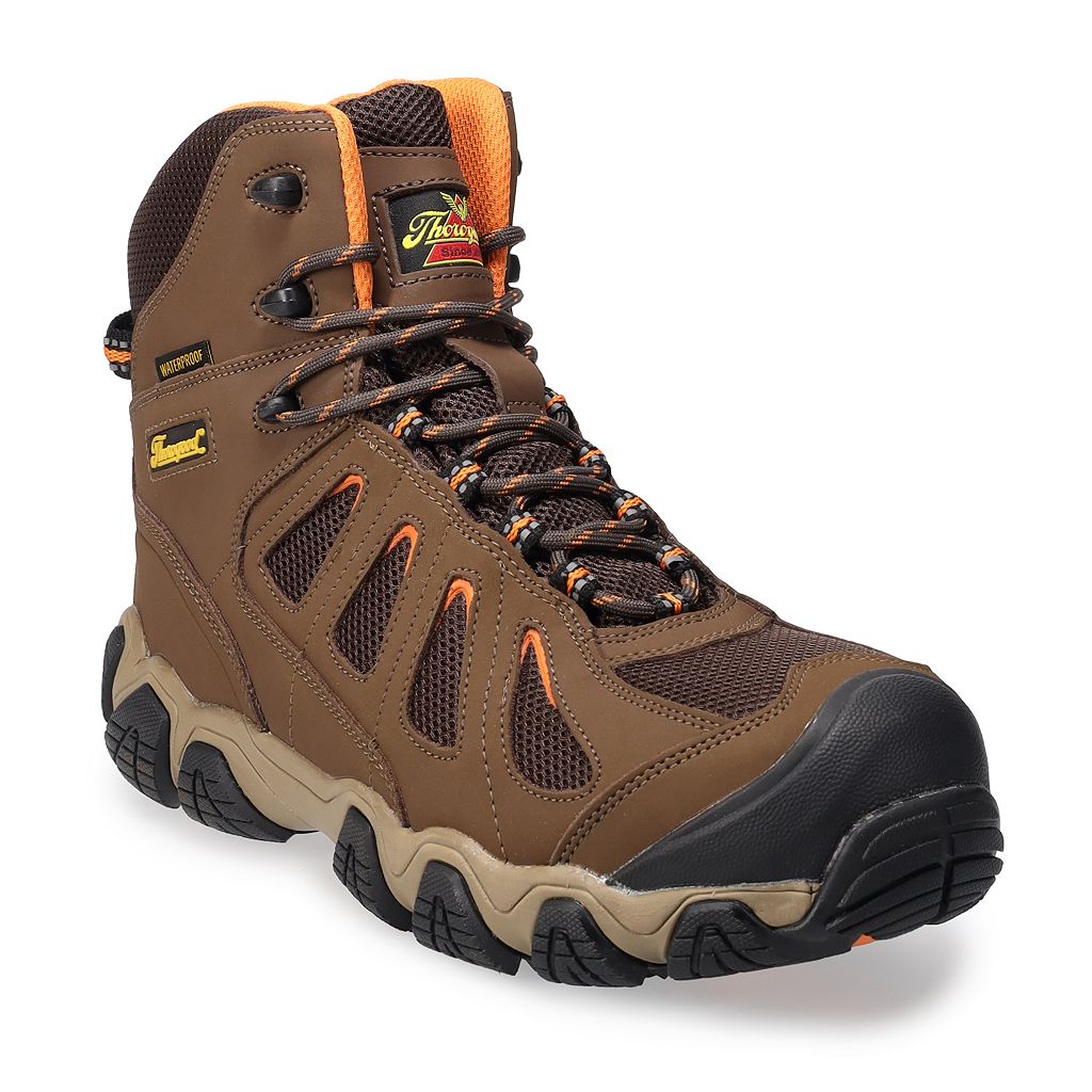 ソログッド ブーツ 茶色 ブラウン ワークブーツS 【 THOROGOOD CROSSTREX 6-INCH WATERPROOF COMPOSITE-TOE WORK BOOTS / BROWN 】 メンズ|スニケス