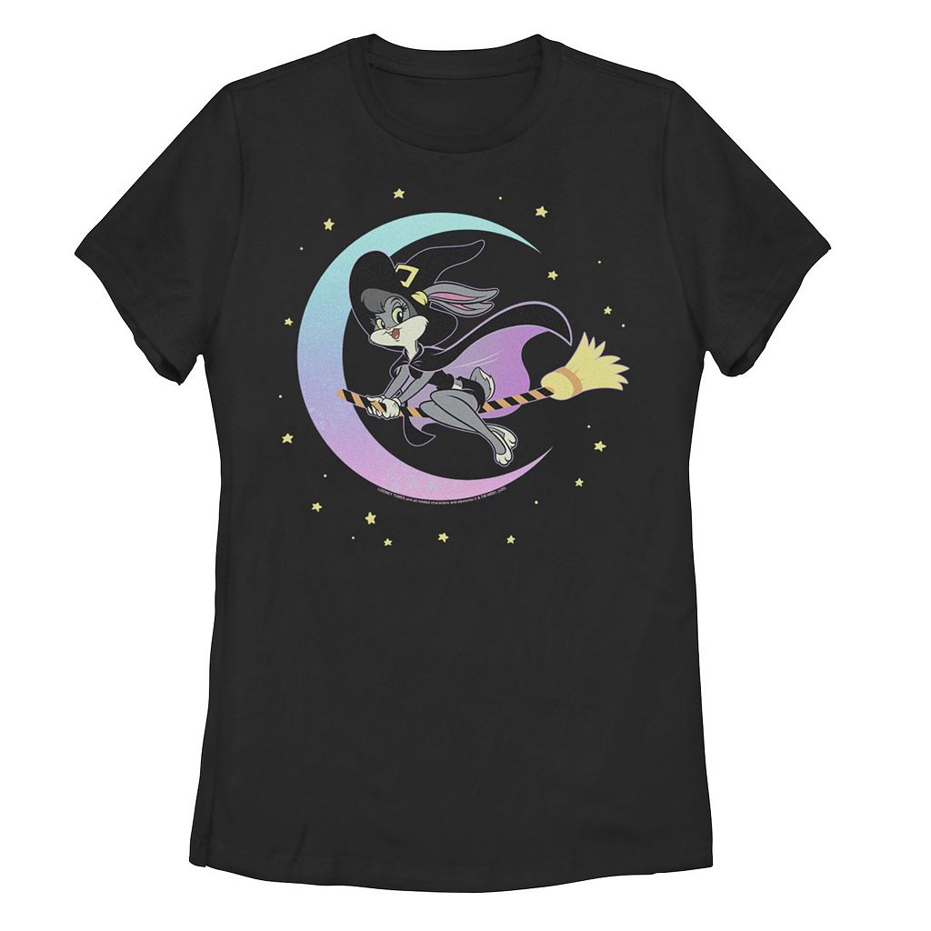 【★百貨店SALE★6/11夜夜中2時迄】文字記号 プルオーバー 黒いこと 黒いこと 【 LICENSED CHARACTER LOONEY TUNES LOLA BUNNY WITCH COSTUME TEE / BLACK 】 キッズ もの言う花 マタニティ トップス カットソー