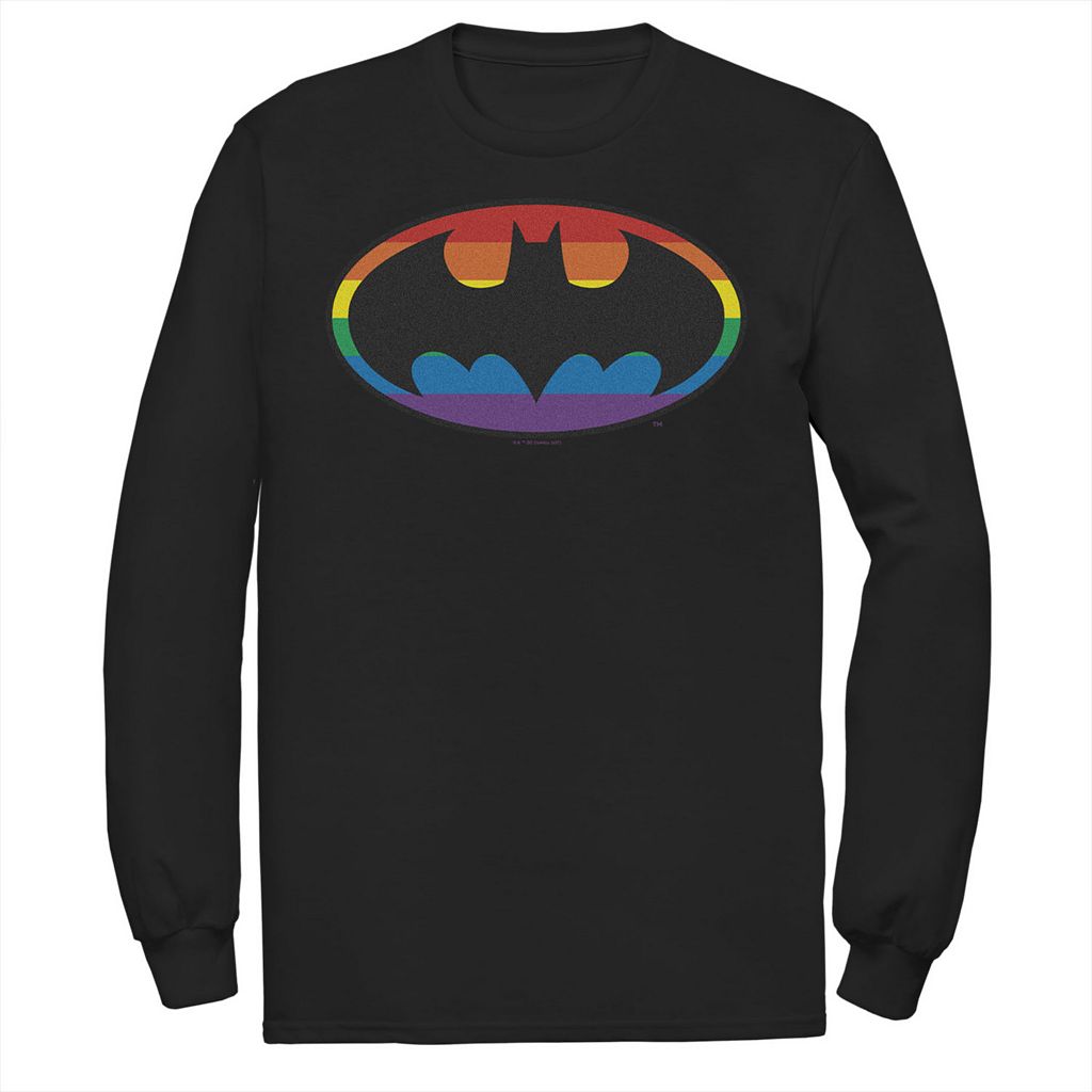 キャラクター 虹色 レインボー ロゴ Tシャツ 【 LICENSED CHARACTER BATMAN RAINBOW STRIPED LOGO TEE / 】 メンズファッション トップス カットソー｜スニケス 15,975円