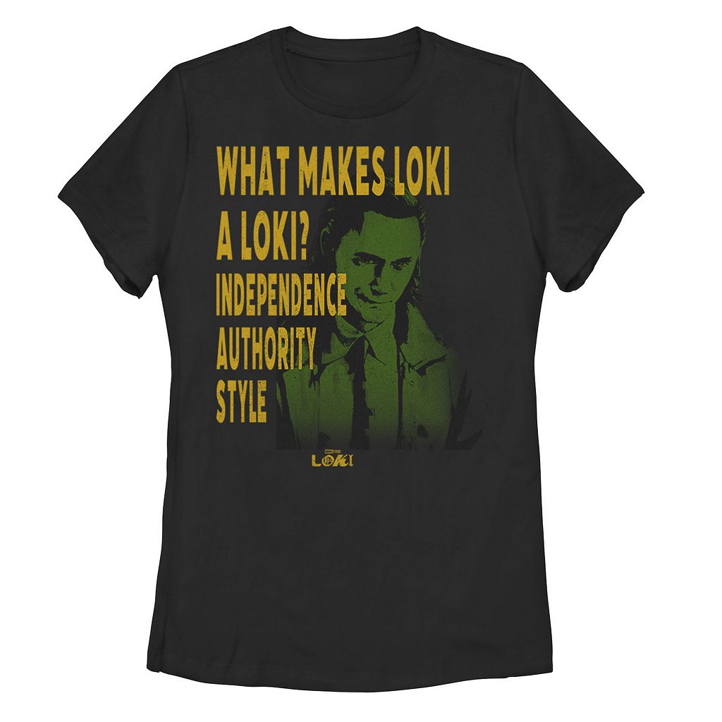 【★百貨店SALE★6/11夜夜中2時迄】文字記号 プルオーバー 黒いこと 黒いこと 【 LICENSED CHARACTER MARVEL LOKI STYLE QUOTE TEE / BLACK 】 キッズ もの言う花 マタニティ トップス カットソー