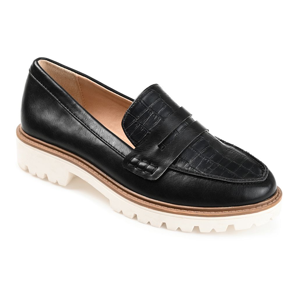 ジュルネ 寄せ合わせ 寄せ合わせ 置き目毛革 【 JOURNEE COLLECTION KENLY TRU COMFORT FOAM LOAFERS / 】
