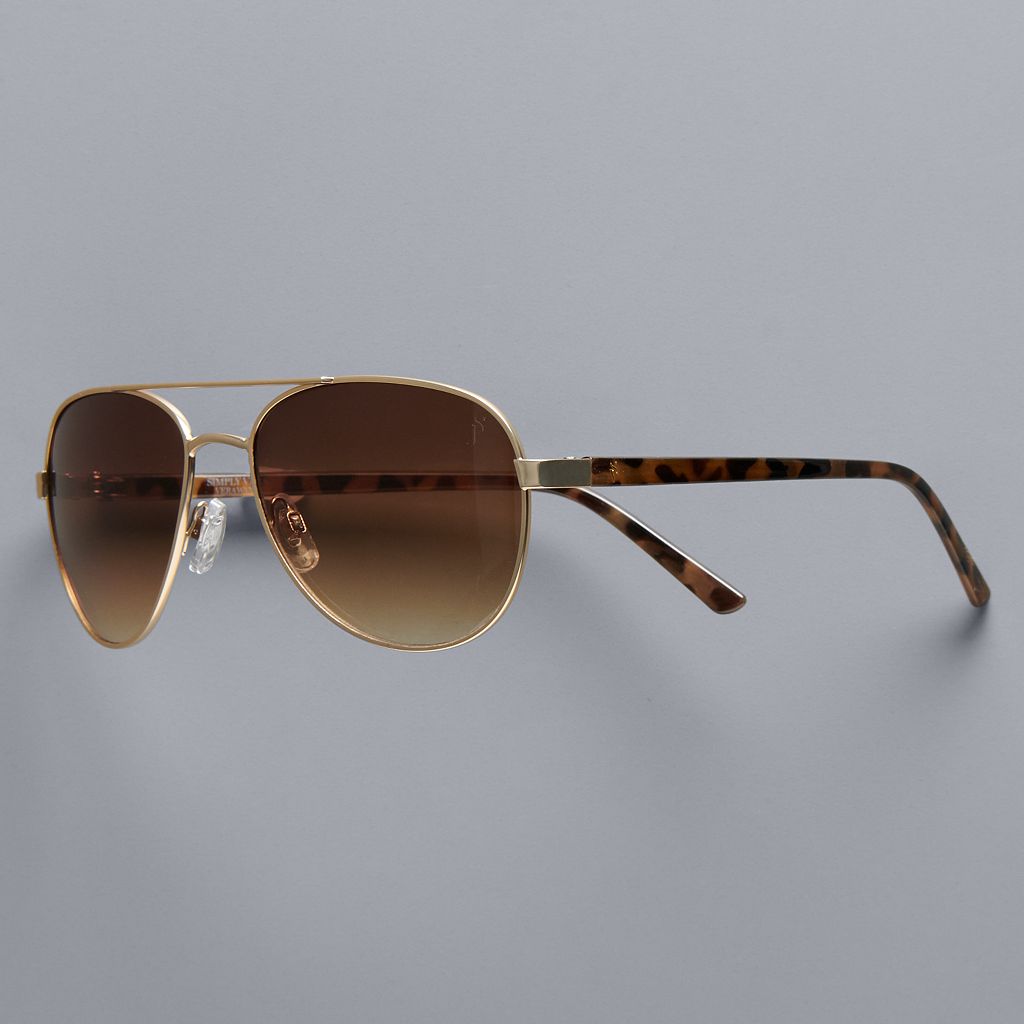 SIMPLY VERA VERA WANG サングラス ゴールド