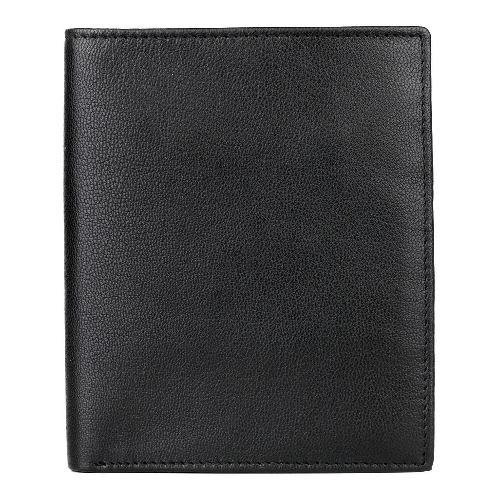 黒色 ブラック 【 BUXTON EMBLEM CREDIT CARD FOLIO / BLACK 】 バッグ 財布 ケース メンズ財布