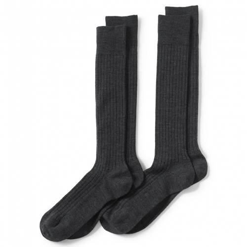 楽天 Lands End 2個入 ドレス 靴下 チャコール ヘザー Lands Heather End Seamless Overthecalf Wool 2pack Dress Socks Dark Charcoal インナー 下着 ナイトウエア メンズ 下 レッグw 高級感 Www Butterflyresidence Com