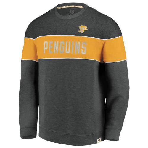 安い 楽天市場 ファナティクス Fanatics ゴールド ピッツバーグ ペンギンズ スウェットシャツ トレーナー Fanatics Branded Heathered Charcoal Gold Varsity Reserve Sweatshirt Png Charco メンズファッション トップス スニケス 安い購入 Consorziosicof It
