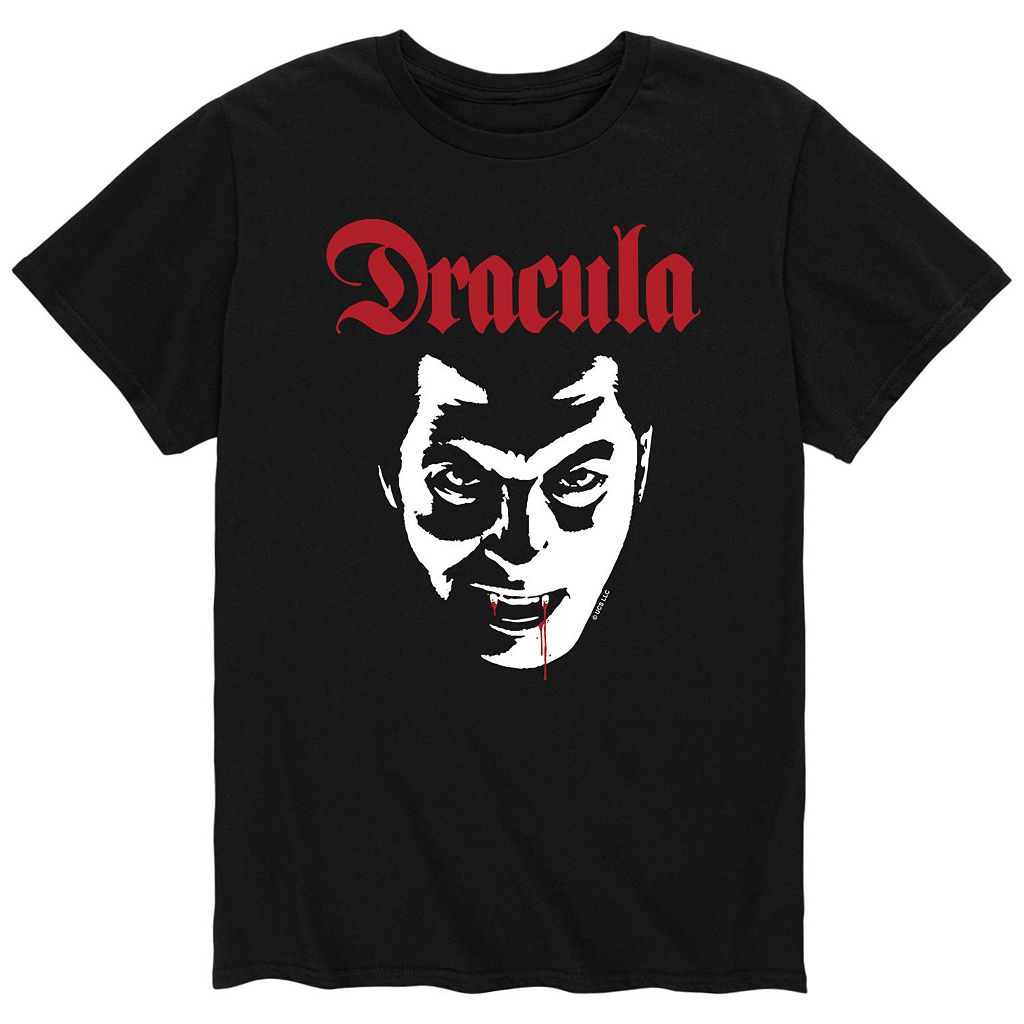 キャラクター クラシック Tシャツ 黒色 ブラック 【 LICENSED CHARACTER CLASSIC MONSTERS DRACULA FACE TEE / BLACK 】 メンズファッション トップス カットソー