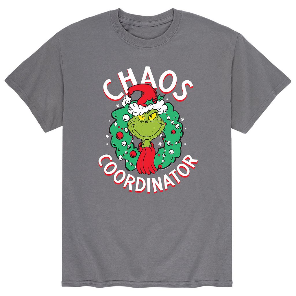 キャラクター Tシャツ DR. 【 LICENSED CHARACTER SEUSS THE GRINCH CHAOS TEE / 】 メンズファッション トップス カットソー