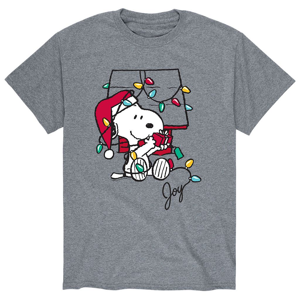 文字記号 ティーシャツ 【 LICENSED CHARACTER PEANUTS JOYFUL MOMENT TEE / 】 メンズ流行り物 トップス カットソー Tシャツ・カットソー-メンズファッション