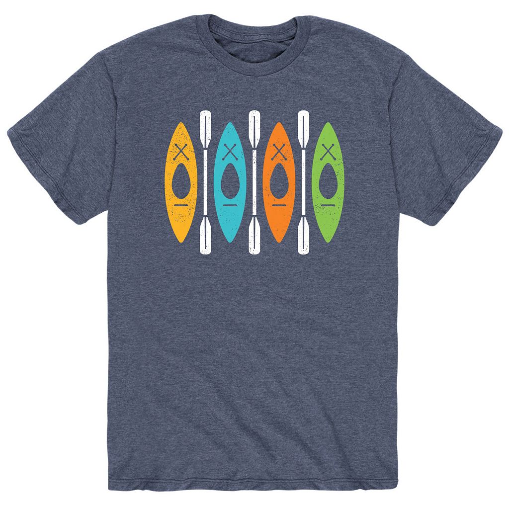 キャラクター Tシャツ ヘザー 青色 ブルー 【 LICENSED CHARACTER KAYAK TEE / HEATHER BLUE 】 メンズファッション トップス カットソー