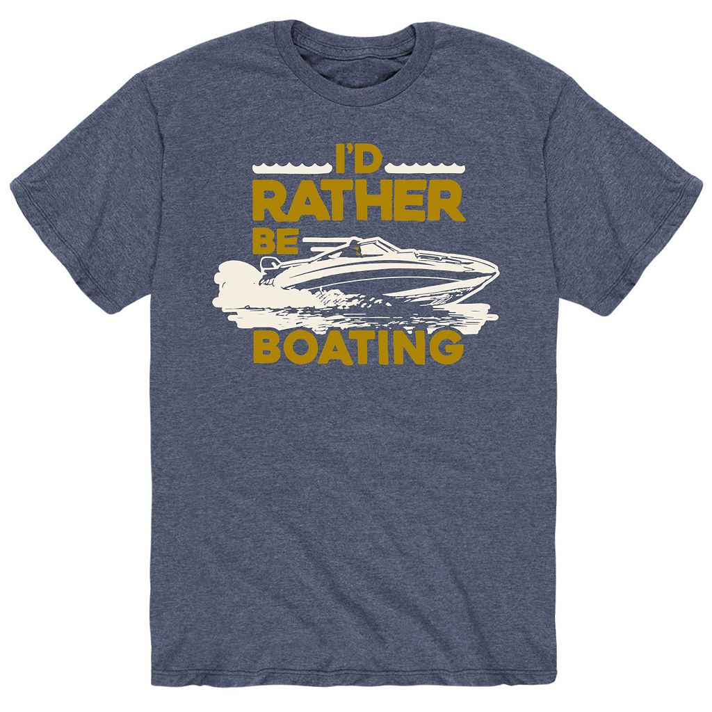 キャラクター Tシャツ ヘザー 青色 ブルー 【 LICENSED CHARACTER RATHER BE BOATING TEE / HEATHER BLUE 】 メンズファッション トップス カットソー 12,600円