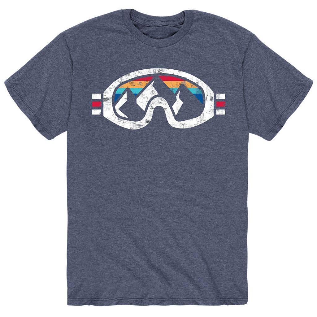キャラクター Tシャツ ヘザー 青色 ブルー 【 LICENSED CHARACTER MOUNTAIN GOGGLES TEE / HEATHER BLUE 】 メンズファッション トップス カットソー