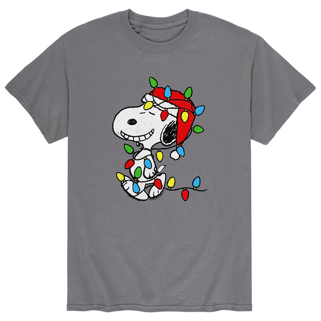 キャラクター Tシャツ 【 LICENSED CHARACTER PEANUTS SNOOPY LIGHTS TEE / 】 メンズファッション トップス カットソー