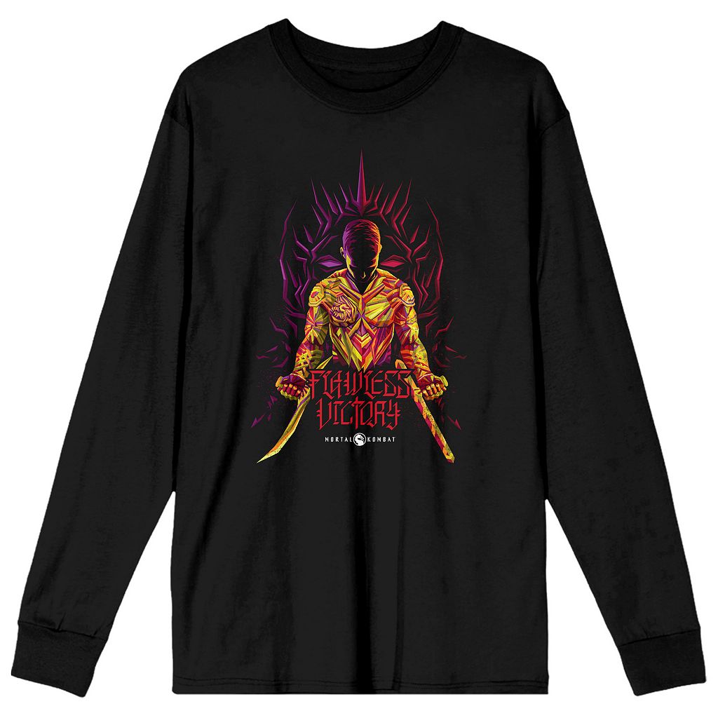 キャラクター フローレス Tシャツ 黒色 ブラック 【 LICENSED CHARACTER MORTAL KOMBAT FLAWLESS TEE / BLACK 】 メンズファッション トップス カットソー｜スニケス