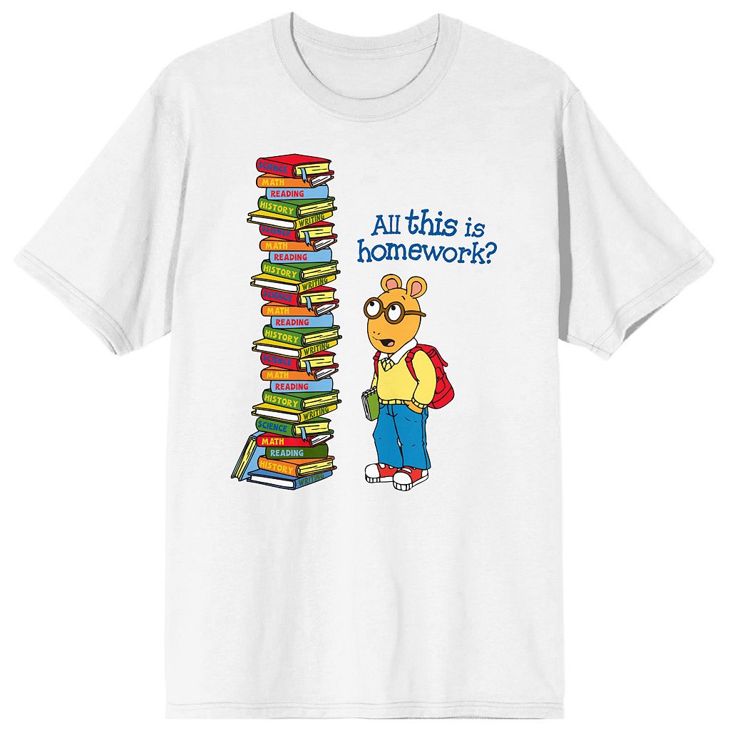 キャラクター クラシック Tシャツ 白色 ホワイト 【 LICENSED CHARACTER ARTHUR CLASSIC CARTOON TEE / WHITE 】 メンズファッション トップス カットソー｜スニケス
