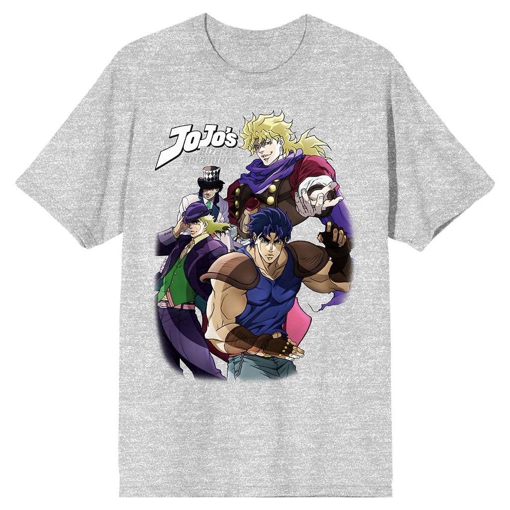 キャラクター Tシャツ 灰色 グレー 【 LICENSED CHARACTER JOJOS BIZARRE ADVENTURES TEE / GREY 】 メンズファッション トップス カットソー｜スニケス