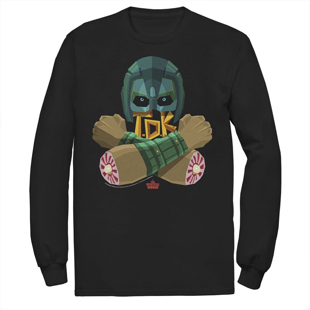 キャラクター ロゴ Tシャツ 黒色 ブラック 【 LICENSED CHARACTER THE SUICIDE SQUAD BIG TDK LOGO TEE / BLACK 】 メンズファッション トップス カットソー