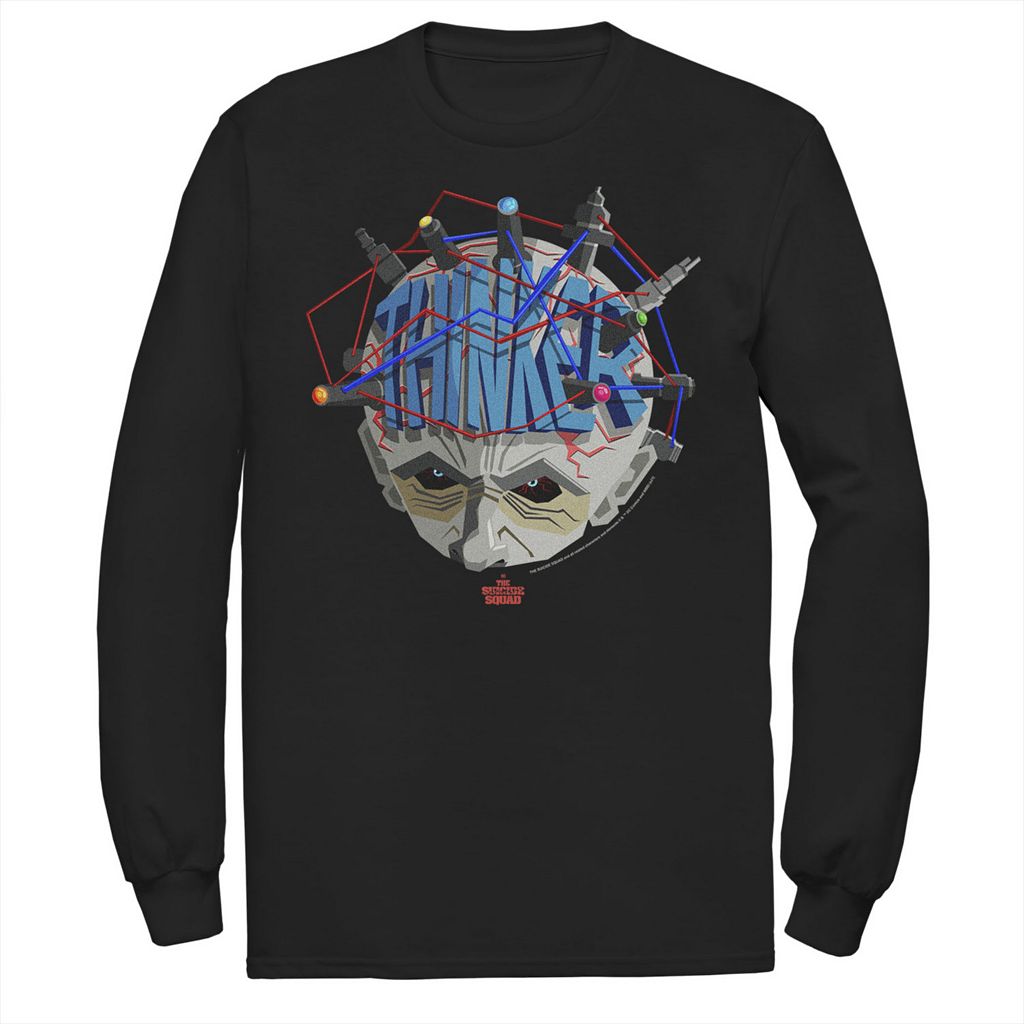 キャラクター ロゴ Tシャツ 黒色 ブラック 【 LICENSED CHARACTER THE SUICIDE SQUAD BIG THINKER LOGO TEE / BLACK 】 メンズファッション トップス カットソー