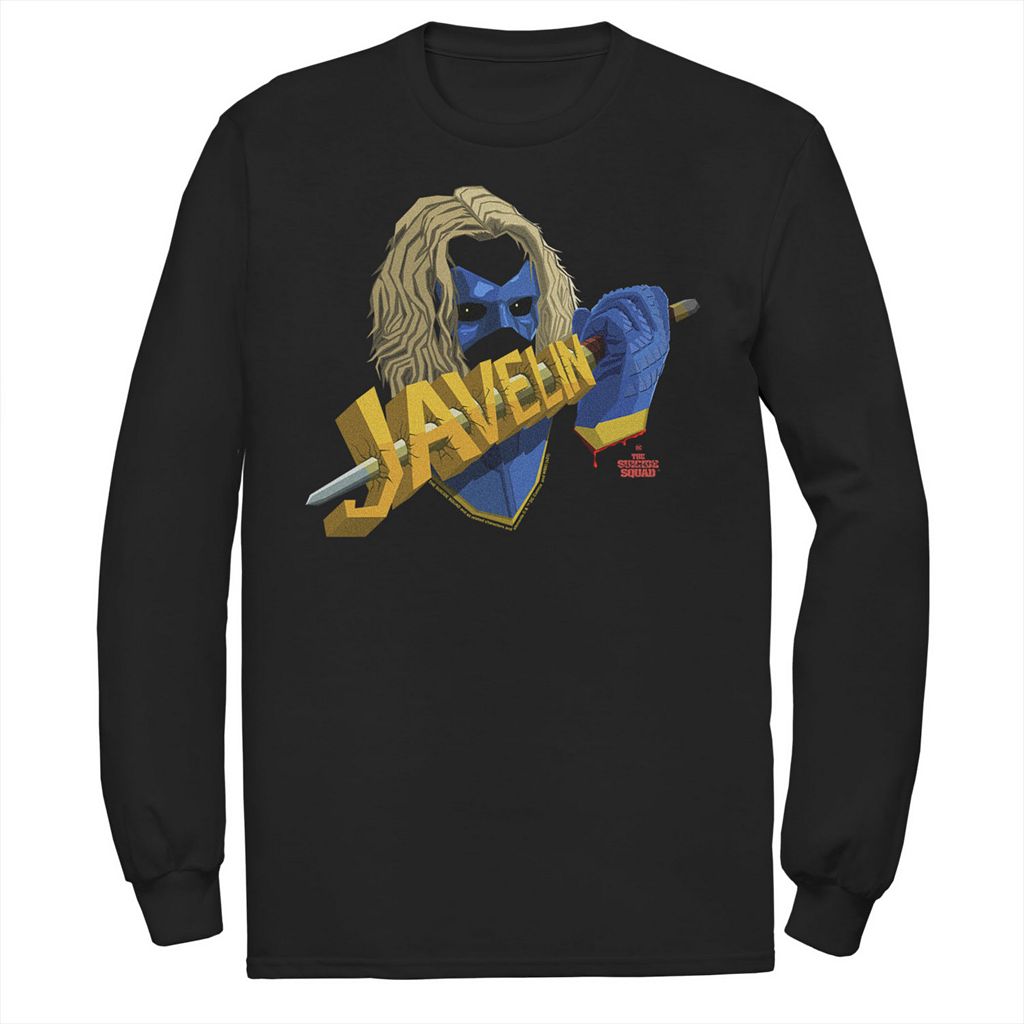 キャラクター ジャヴェリン ジャベリン ロゴ Tシャツ 黒色 ブラック 【 LICENSED CHARACTER THE SUICIDE SQUAD BIG JAVELIN LOGO TEE / BLACK 】 メンズファッション トップス カットソー|スニケス