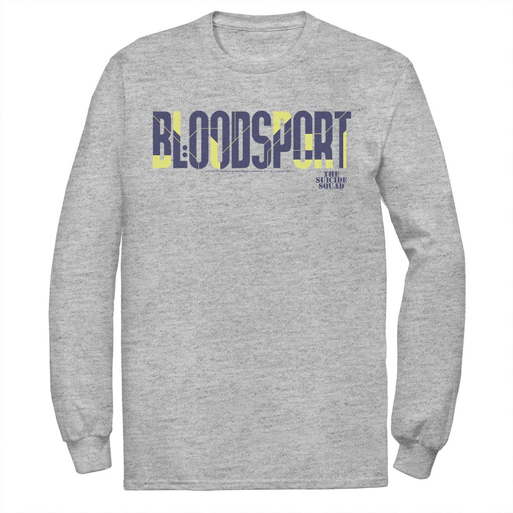 キャラクター ロゴ Tシャツ ヘザー 【 LICENSED CHARACTER THE SUICIDE SQUAD TALL BLOODSPORT LOGO TEE / ATHLETIC HEATHER 】 メンズファッション トップス カットソー