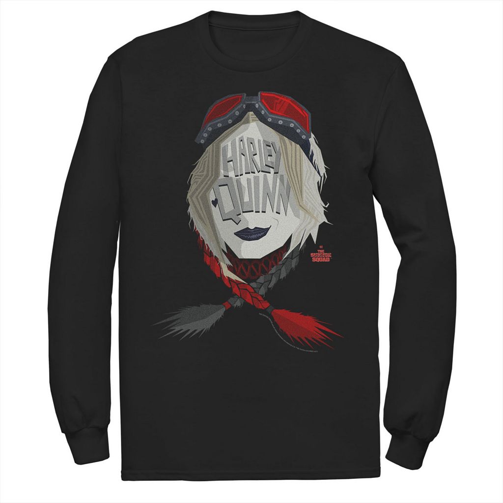 【★百貨店SALE★6/11真夜中2時迄】文字記号 ロゴタイプ ティーシャツ 【 LICENSED CHARACTER THE SUICIDE SQUAD BIG HARLEY LOGO TEE / 】 メンズ流行り物 トップス カットソー