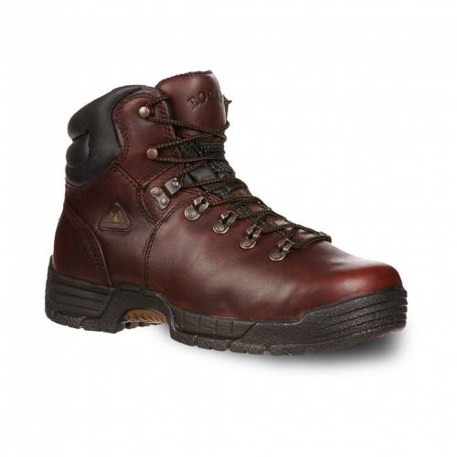 ロッキー ブーツ 茶色 ブラウン ワークブーツS 【 ROCKY MOBILITE WATERPROOF WORK BOOTS / BROWN 】 メンズ