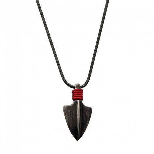 安い購入 Unbranded ステンレス 銀色 スチール メタル ネックレス 黒色 ブラック Unbranded Stainless Steel Gun Metal Arrowhead Pendant Necklace Black ジュエリー アクセサリー メンズジュエリー ネックレス 新規購入 Www Mauxiliadoralugo Com