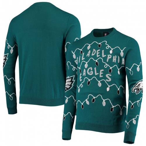Unbranded 緑 グリーン フィラデルフィア イーグルス トレーナー メンズ Green Unbranded Foco Midnight Lightup Ugly Sweater Eag Oscarmedcare Com